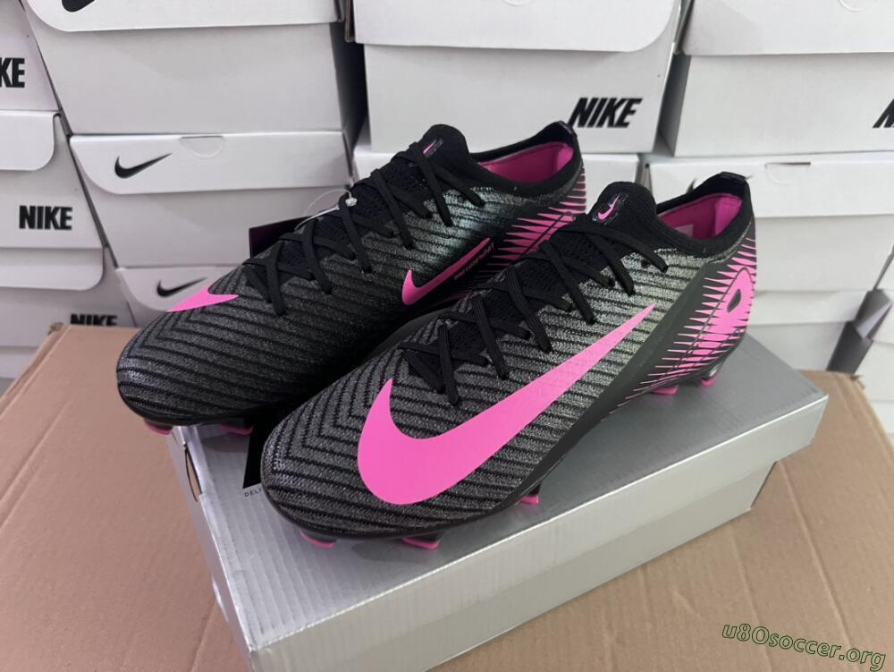 Nike Air Zoom Mercurial Vapor 16 Elite FG Football Boots - Black/Pink
