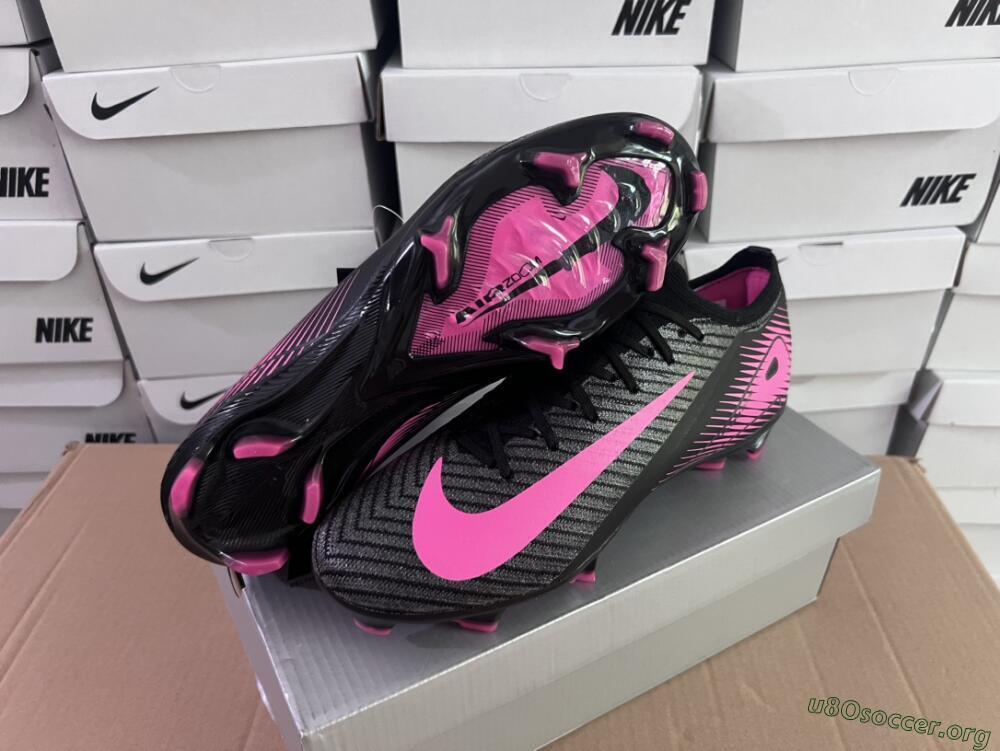Nike Air Zoom Mercurial Vapor 16 Elite FG Football Boots - Black/Pink