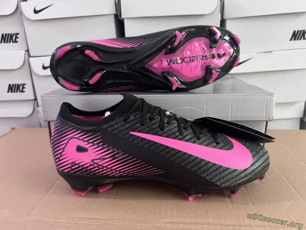 Nike Air Zoom Mercurial Vapor 16 Elite FG Football Boots - Black/Pink