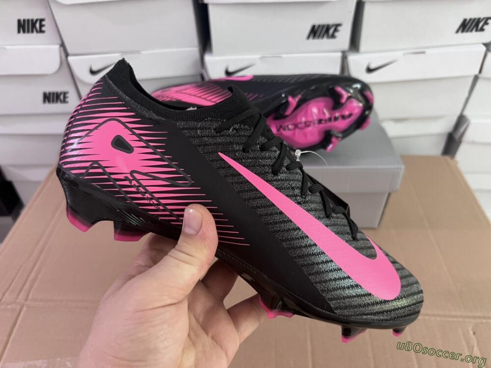 Nike Air Zoom Mercurial Vapor 16 Elite FG Football Boots - Black/Pink