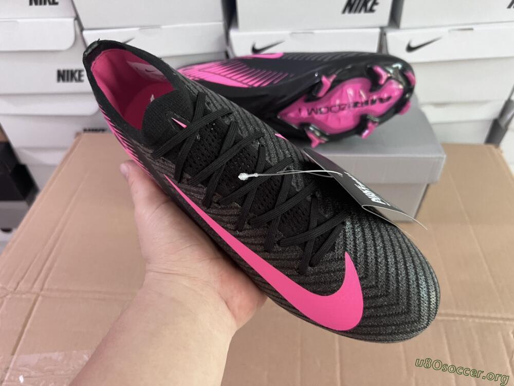 Nike Air Zoom Mercurial Vapor 16 Elite FG Football Boots - Black/Pink
