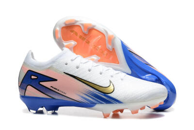 Nike Air Zoom Mercurial Vapor 16 Elite FG Football Boots - White/Gold/Pink/Blue