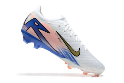 Nike Air Zoom Mercurial Vapor 16 Elite FG Football Boots - White/Gold/Pink/Blue