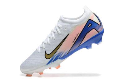 Nike Air Zoom Mercurial Vapor 16 Elite FG Football Boots - White/Gold/Pink/Blue