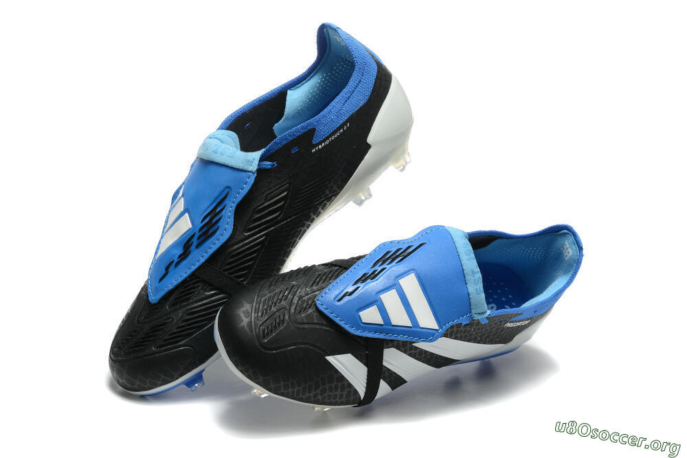Adidas Predator Elite Foldover Tongue FG Football Boots - Black/White/Blue 0