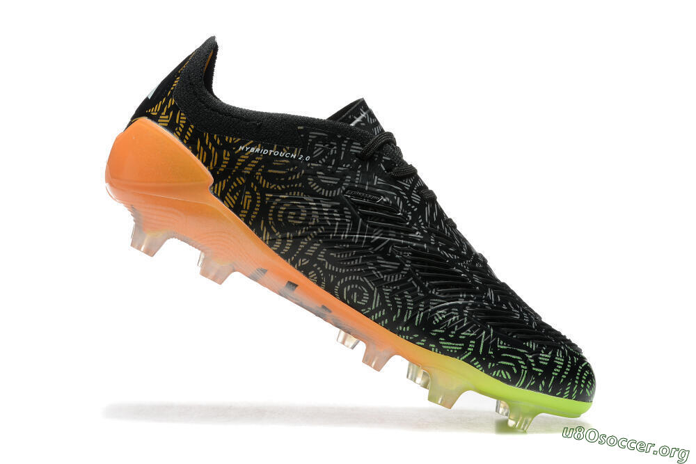 Adidas Predator 24 Elite FG Football Boots - Black/White/Yellow/Orange 4