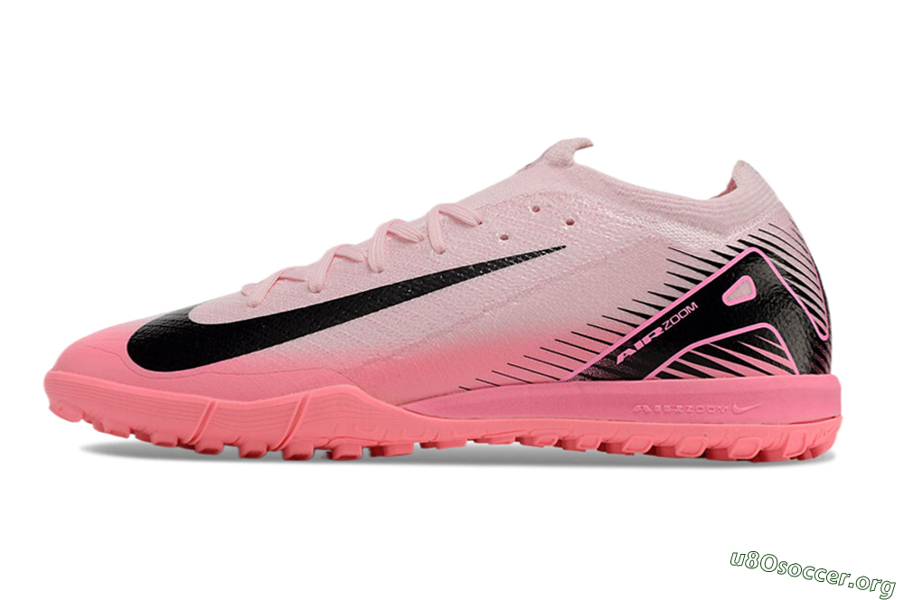 Nike Air Zoom Mercurial Vapor 16 Elite TF Football Shoes - Pink/White 3