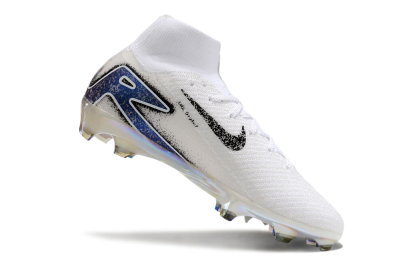 Nike Air Zoom Mercurial Superfly 10 Elite FG Football Boots - White/Black/Blue/Gold