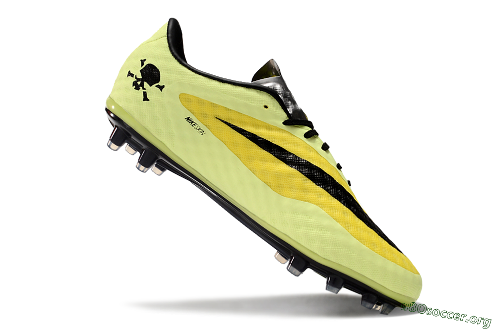 Nike Hypervenom Phantom FG Football Boots - Yellow/Black/Silver 4