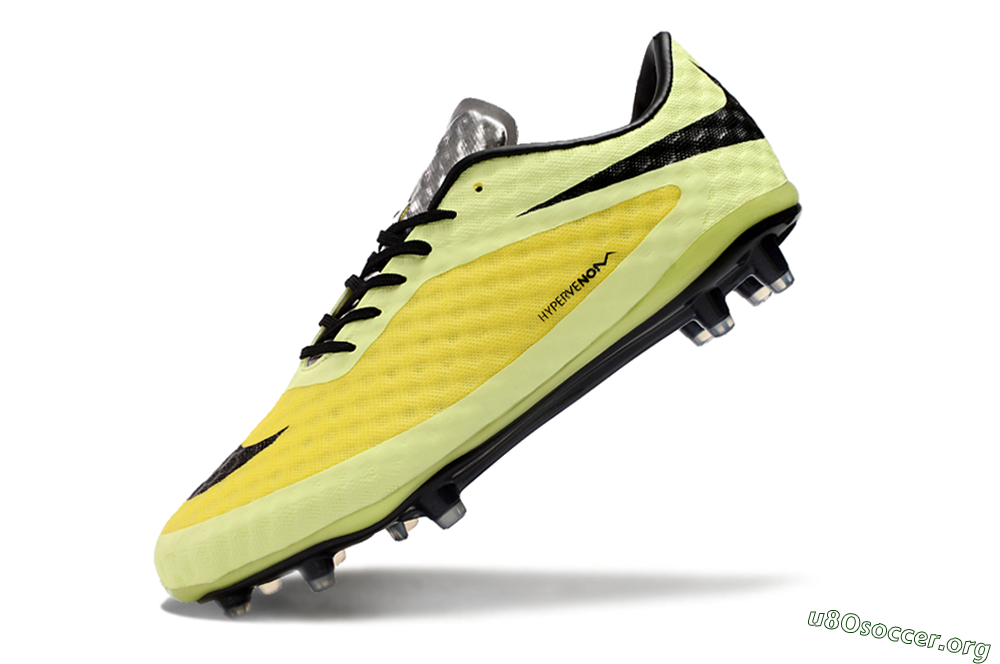 Nike Hypervenom Phantom FG Football Boots - Yellow/Black/Silver 5