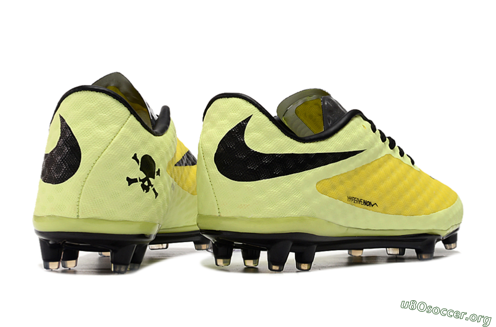 Nike Hypervenom Phantom FG Football Boots - Yellow/Black/Silver 6