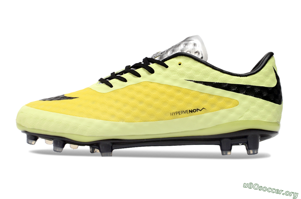 Nike Hypervenom Phantom FG Football Boots - Yellow/Black/Silver 3