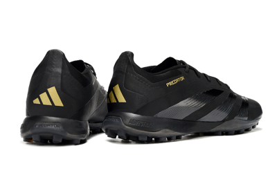 Adidas Predator 24 Elite TF Football Shoes - Black/Silver/Yellow