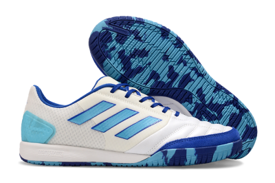 Adidas Top Sala Competition IC Football Shoes - White/Blue/Beige