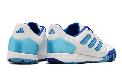 Adidas Top Sala Competition IC Football Shoes - White/Blue/Beige
