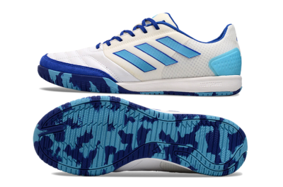 Adidas Top Sala Competition IC Football Shoes - White/Blue/Beige