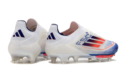 Adidas F50+ Lightstrike Pro FG Football Boots - Cloud White/Solar Red/Lucid Blue