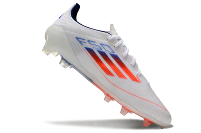 Adidas F50 Elite FG Football Boots - White/Red/Blue