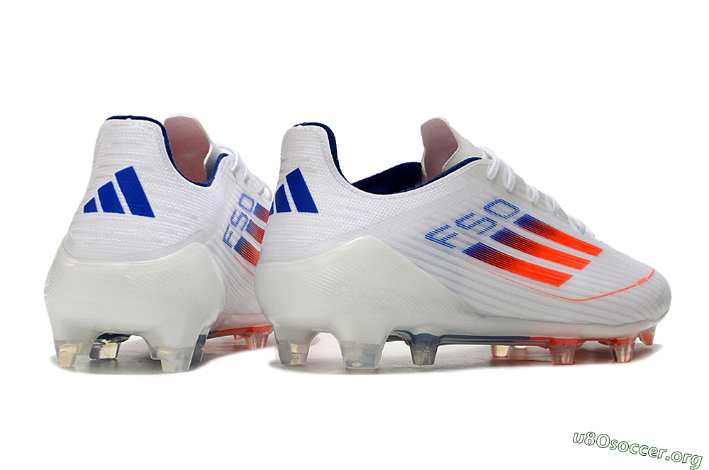 Adidas F50 Elite FG Football Boots - White/Red/Blue 6