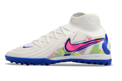 Nike Phantom Luna Elite TF Football Shoes - White/Pink/Blue