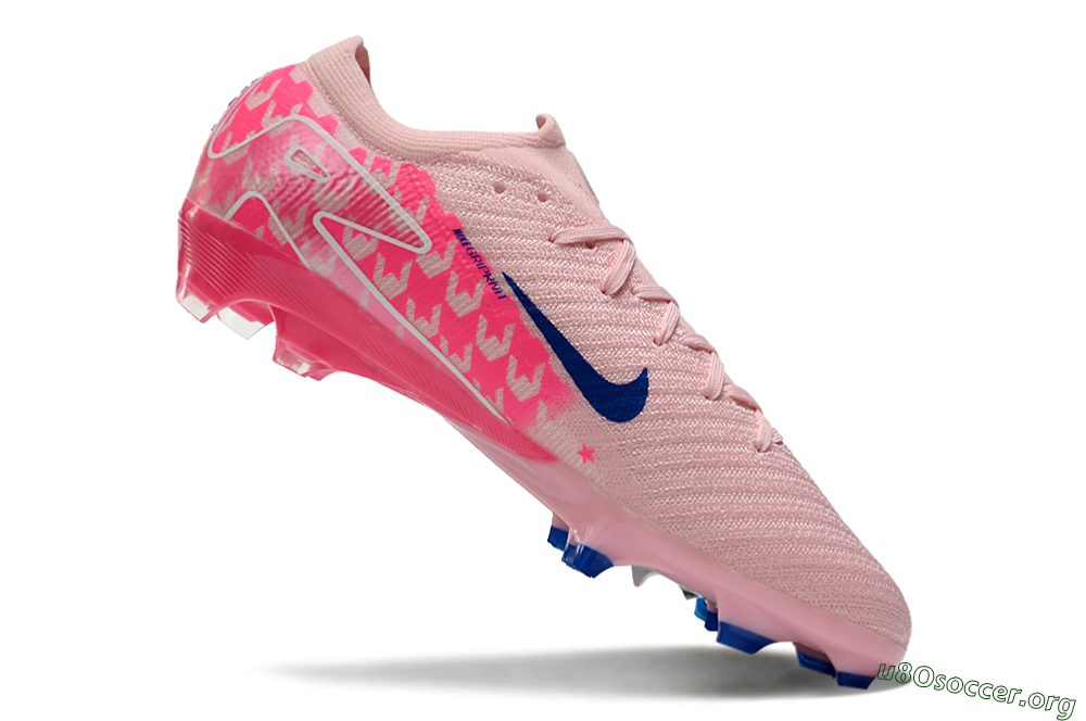 Nike Air Zoom Mercurial Vapor 16 Elite FG Football Boots - Pink/White/Blue 4