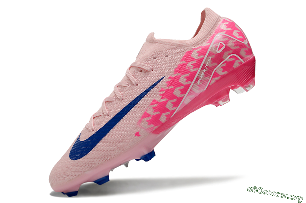 Nike Air Zoom Mercurial Vapor 16 Elite FG Football Boots - Pink/White/Blue 5