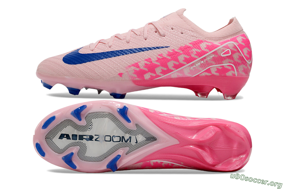 Nike Air Zoom Mercurial Vapor 16 Elite FG Football Boots - Pink/White/Blue 1