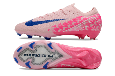 Nike Air Zoom Mercurial Vapor 16 Elite FG Football Boots - Pink/White/Blue