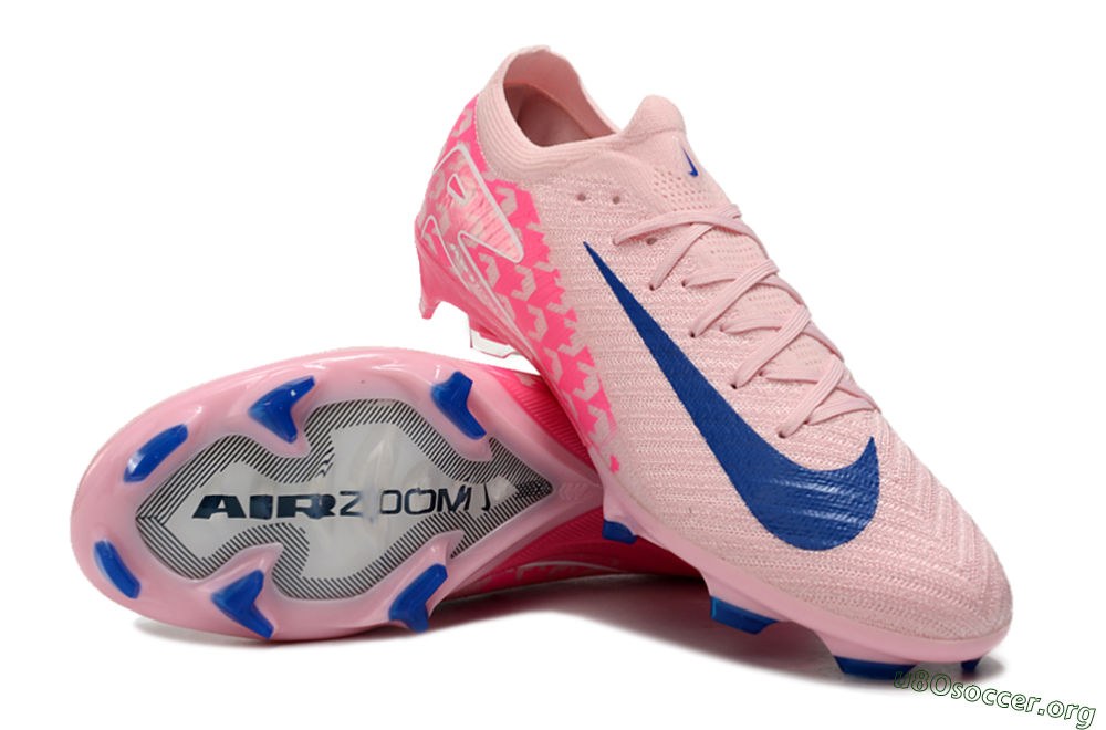 Nike Air Zoom Mercurial Vapor 16 Elite FG Football Boots - Pink/White/Blue 0