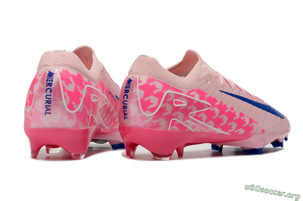 Nike Air Zoom Mercurial Vapor 16 Elite FG Football Boots - Pink/White/Blue 6