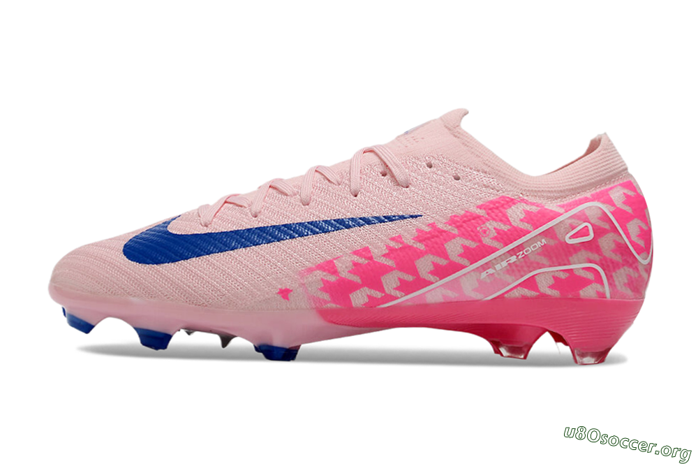 Nike Air Zoom Mercurial Vapor 16 Elite FG Football Boots - Pink/White/Blue 3