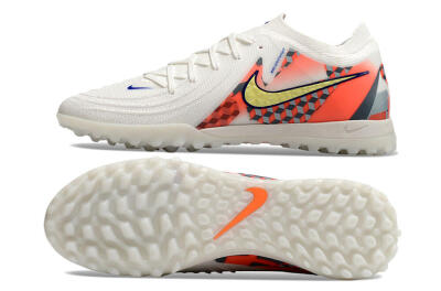 Nike Phantom GX 2 Elite TF Football Shoes - White/Yellow/Pink