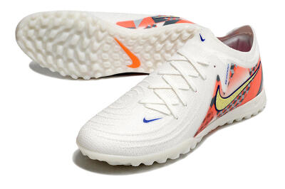 Nike Phantom GX 2 Elite TF Football Shoes - White/Yellow/Pink