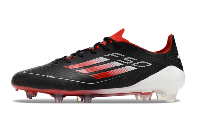 Adidas F50 Elite FG Football Boots - Black/Red/White