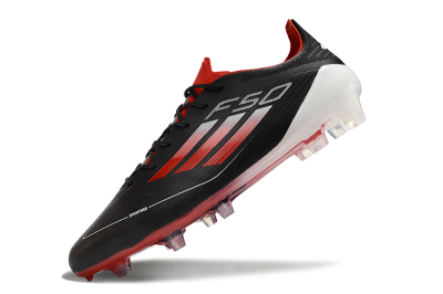 Adidas F50 Elite FG Football Boots - Black/Red/White