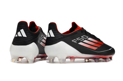 Adidas F50 Elite FG Football Boots - Black/Red/White