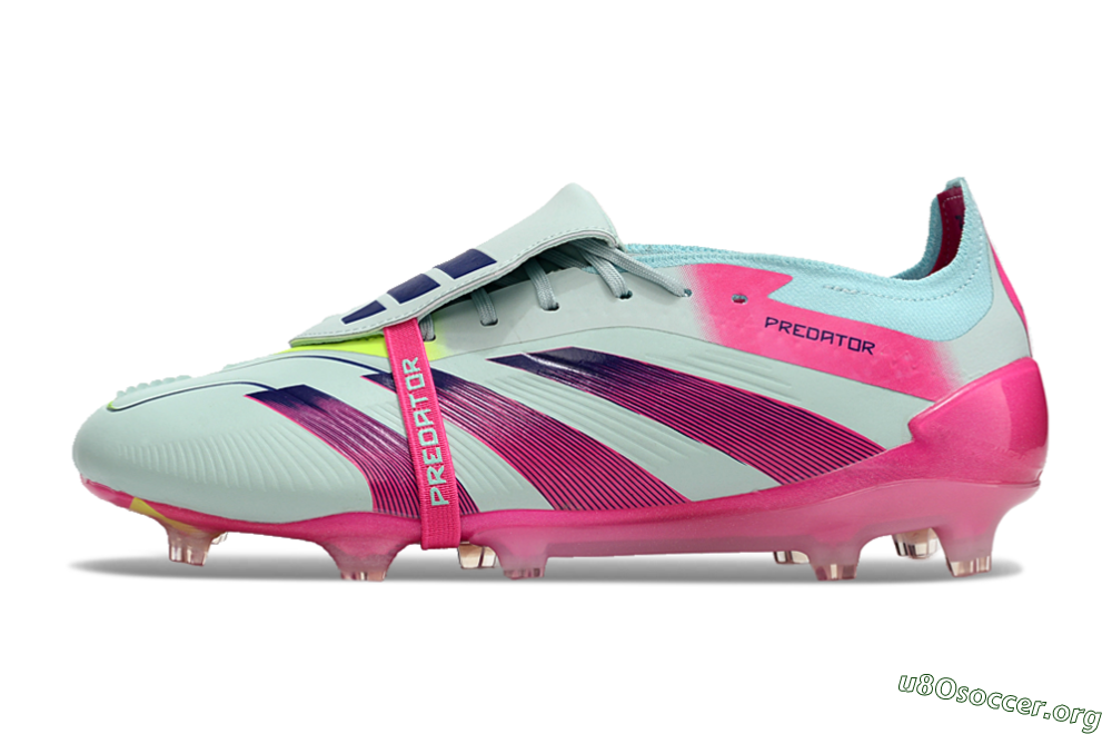 Adidas Predator Elite Foldover Tongue FG Football Boots - Blue/Purple/Pink 3