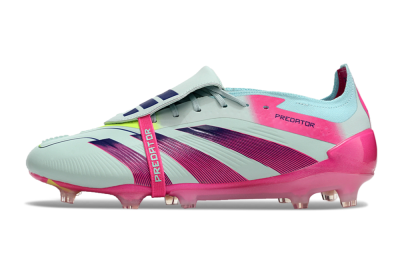 Adidas Predator Elite Foldover Tongue FG Football Boots - Blue/Purple/Pink