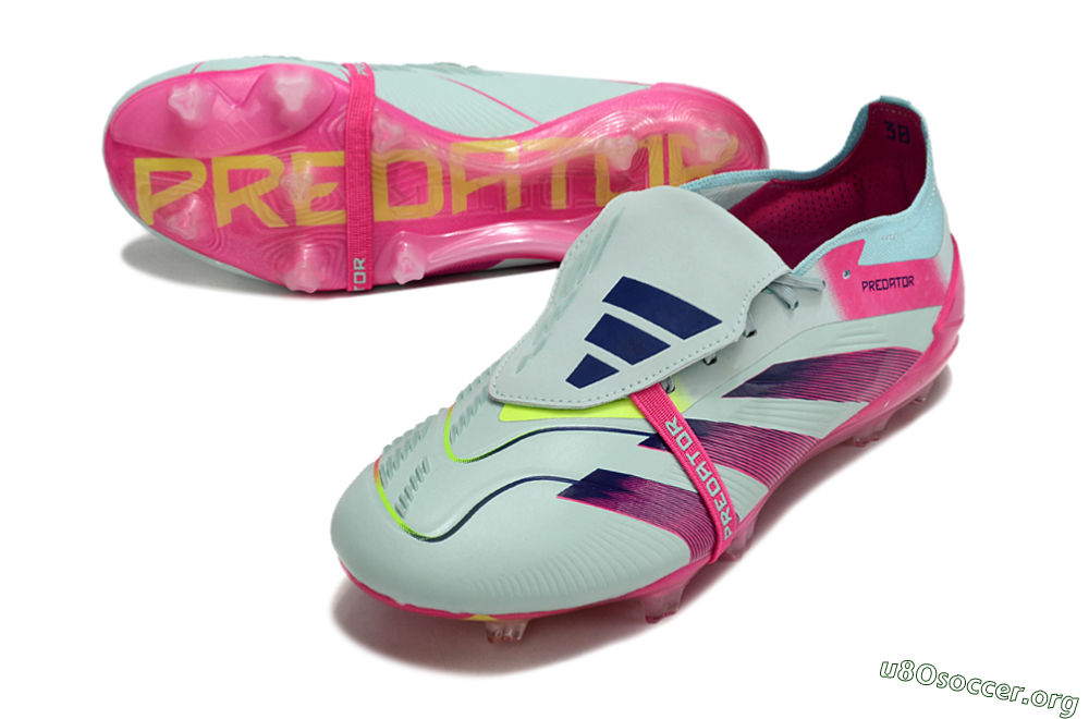 Adidas Predator Elite Foldover Tongue FG Football Boots - Blue/Purple/Pink 0
