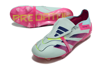 Adidas Predator Elite Foldover Tongue FG Football Boots - Blue/Purple/Pink
