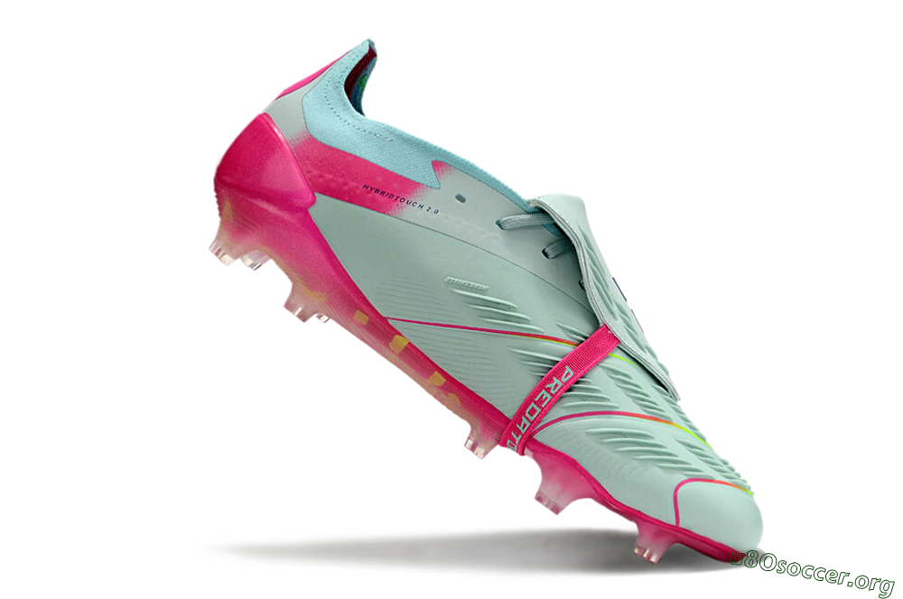 Adidas Predator Elite Foldover Tongue FG Football Boots - Blue/Purple/Pink 4