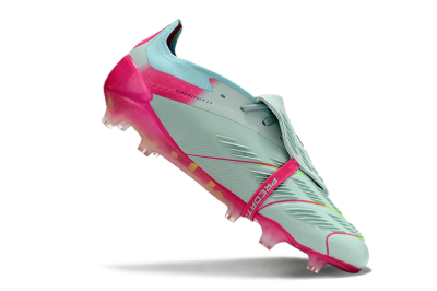 Adidas Predator Elite Foldover Tongue FG Football Boots - Blue/Purple/Pink