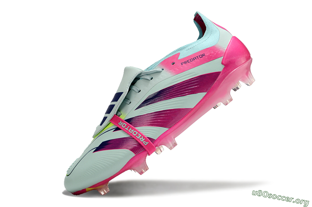 Adidas Predator Elite Foldover Tongue FG Football Boots - Blue/Purple/Pink 5