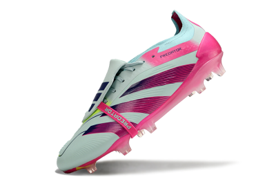 Adidas Predator Elite Foldover Tongue FG Football Boots - Blue/Purple/Pink