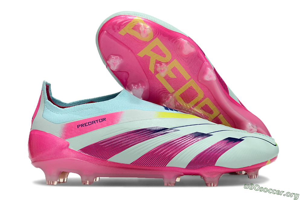Adidas Predator Accuracy+ FG Football Boots - Blue/Purple/Pink 2