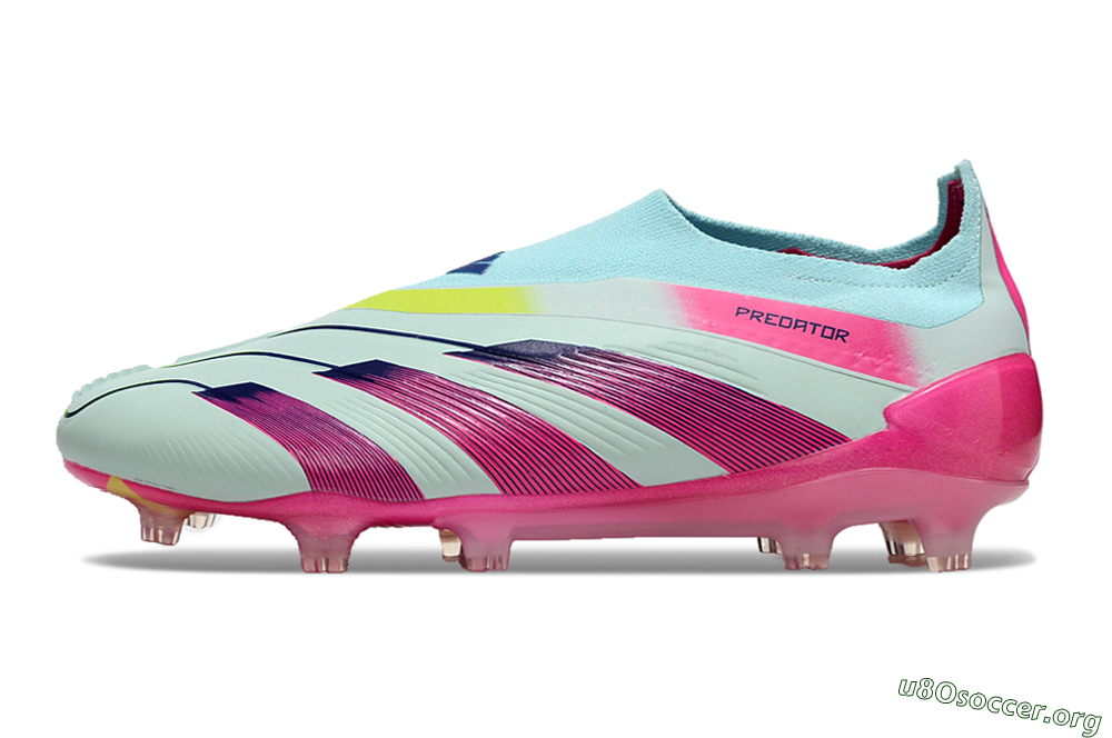 Adidas Predator Accuracy+ FG Football Boots - Blue/Purple/Pink 3