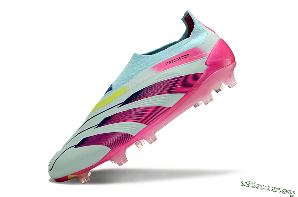 Adidas Predator Accuracy+ FG Football Boots - Blue/Purple/Pink 5