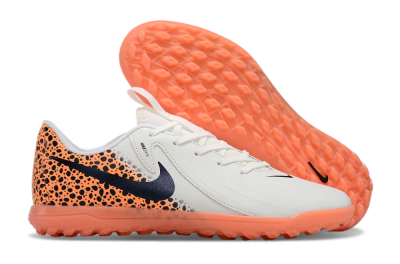 Nike Jr. Phantom GX 2 Academy TF Football Shoes - White/Black/Leopard