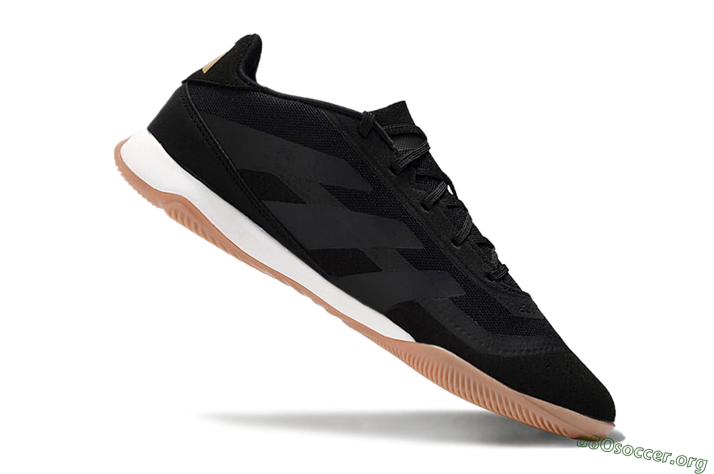 Adidas Predator Elite 24 IC Football Shoes - Black/White/Brown 4