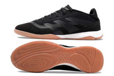 Adidas Predator Elite 24 IC Football Shoes - Black/White/Brown